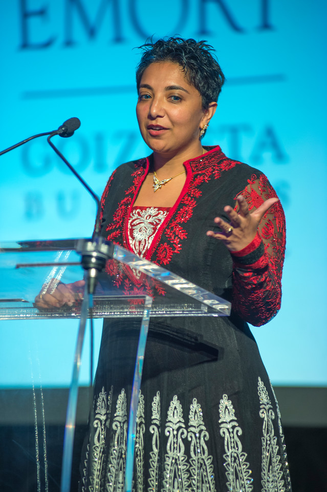 urvi delivering a keynote at Emory